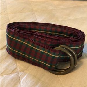Ribbon Belt Red Green Yellow